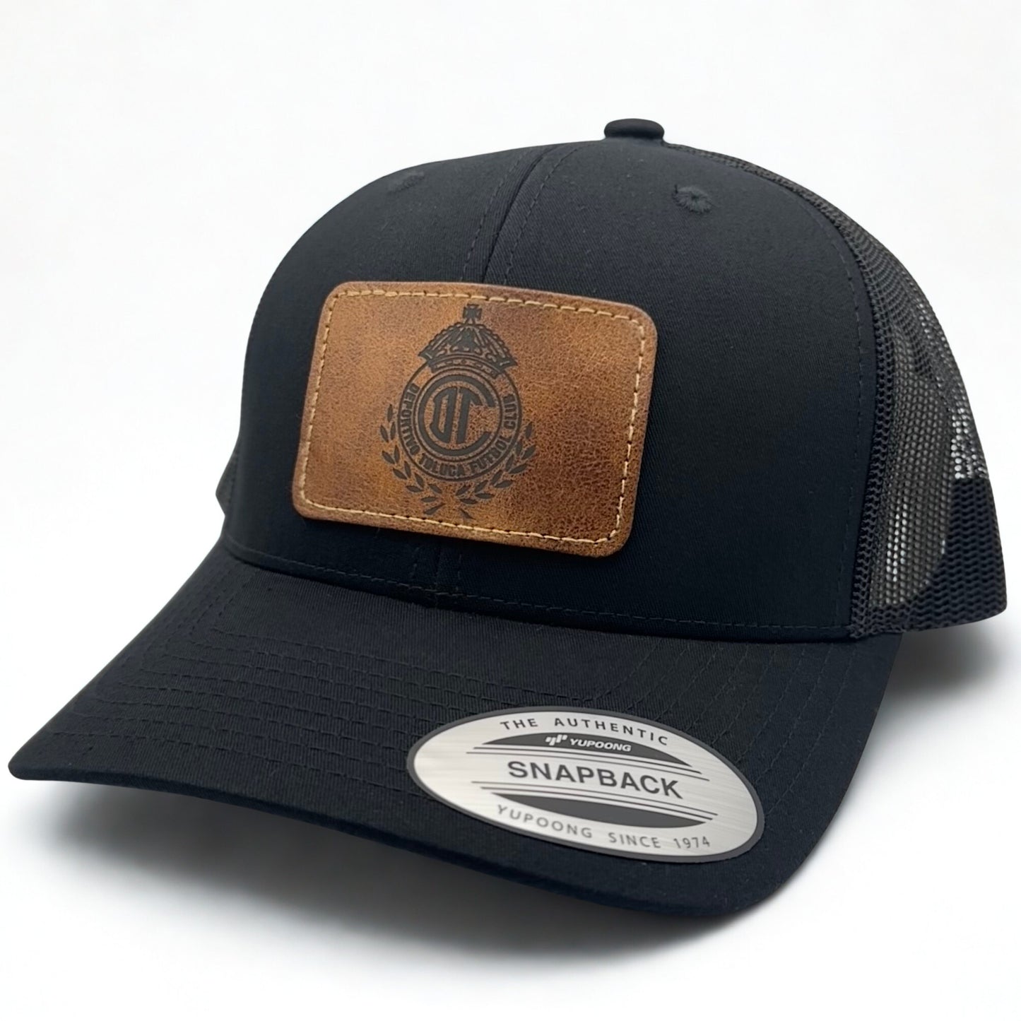 Leather Patch Trucker Hat