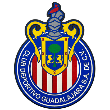 Wooden Fútbol Crest Wall Decor