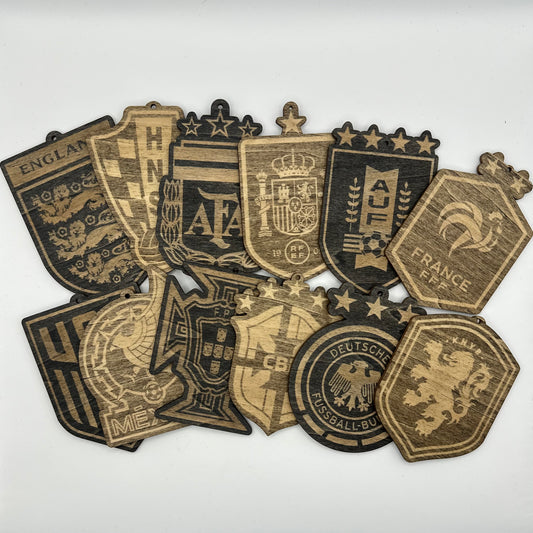 Wooden Air Freshener (National Teams)